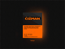 Tablet Screenshot of graverstvo-cizman.si